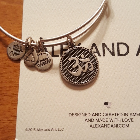 Alex and Ani "Om” Bracelet RS - Picture 2 of 5